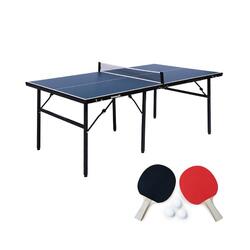 Table de ping pong d'intérieur médium, bleu pliable | sweeek