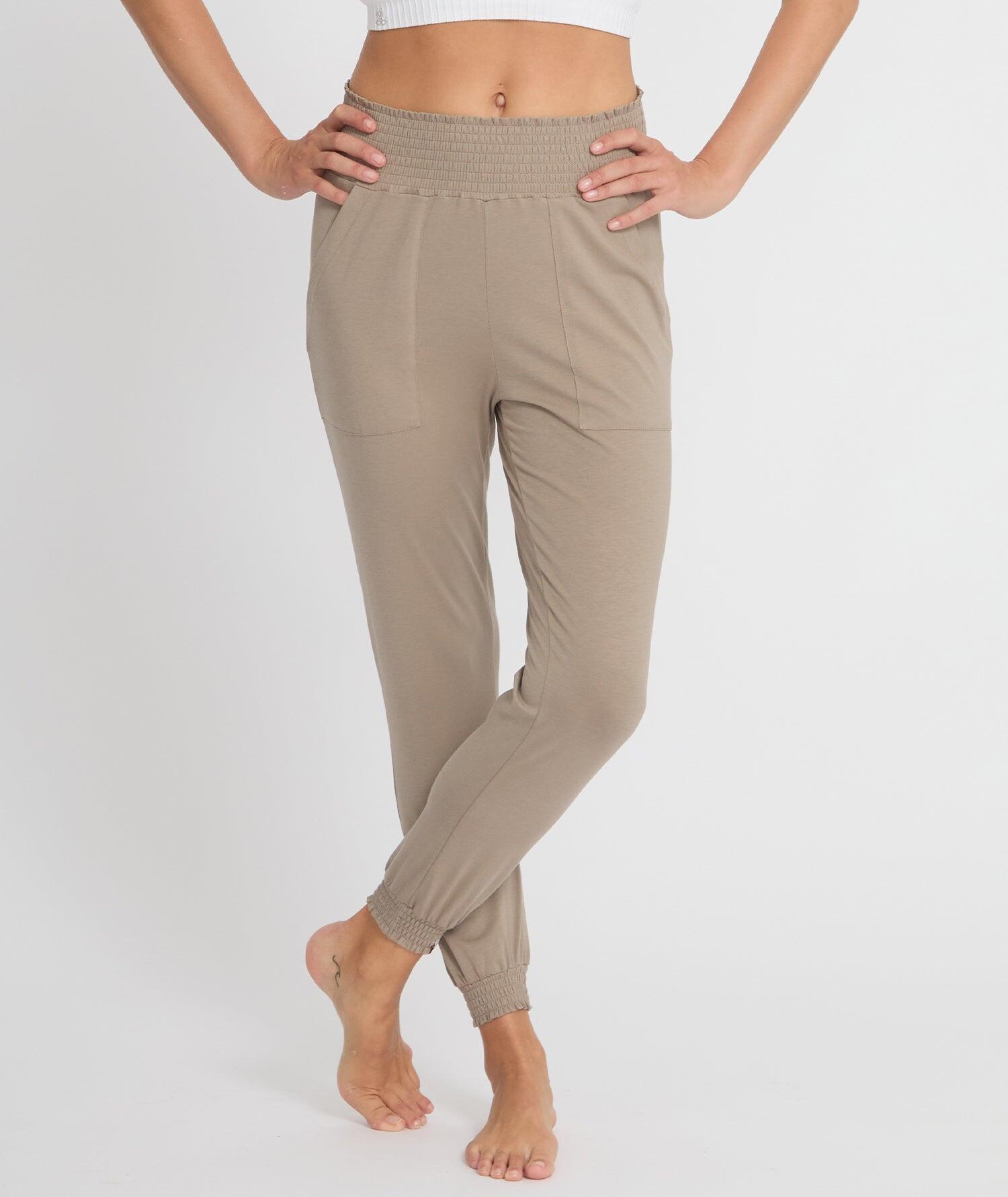 MORJIM - Pantalon fluide yoga 1/4