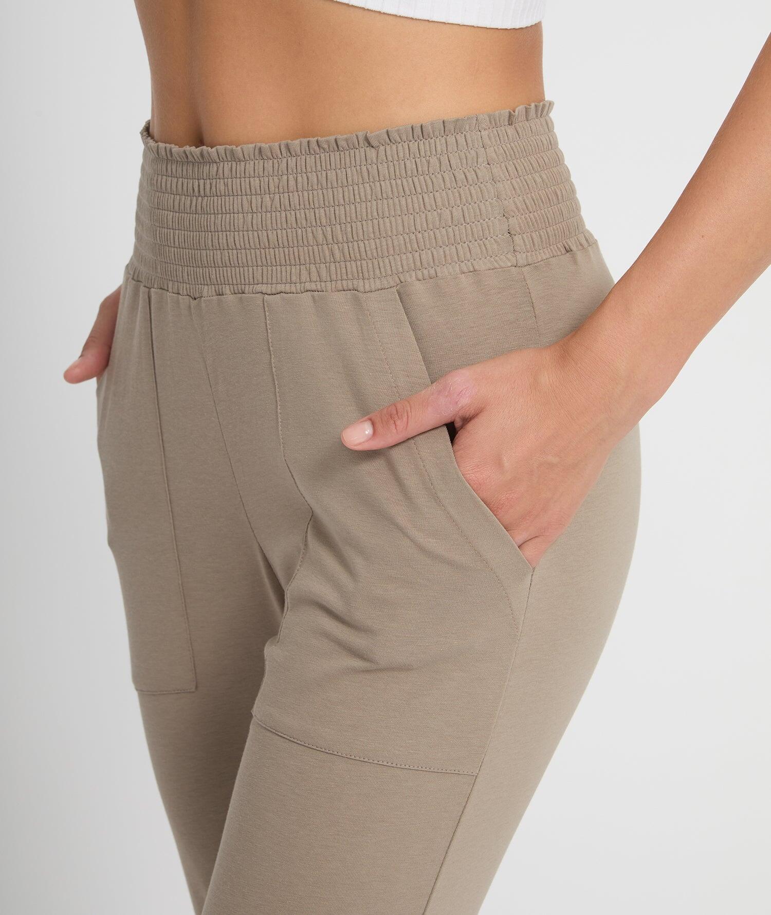 MORJIM - Pantalon fluide yoga 4/4