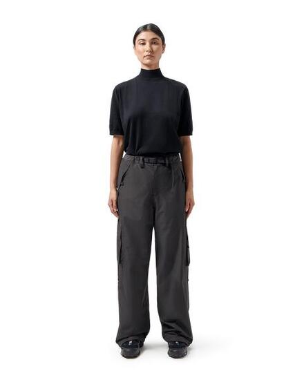 Wasserdichte Damen-Cargohose – Recycelt & Bequem Noir XS