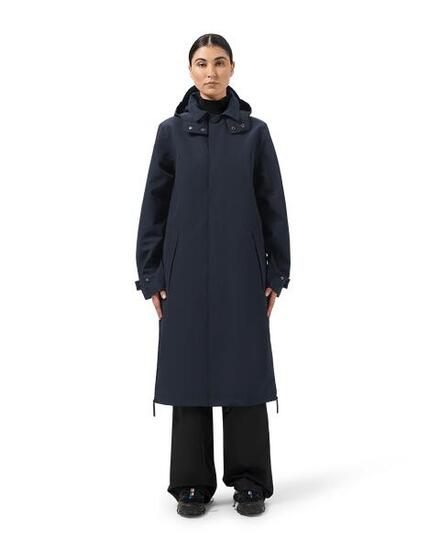 Wasserdichter Mac Mantel Damen – Beige Écorce XL