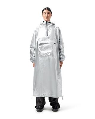 Leichter Wasserdichter Poncho Damen – Vegan Argente M