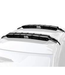 Barres de toit rembourrées avec sangles pour kayak et paddle surf