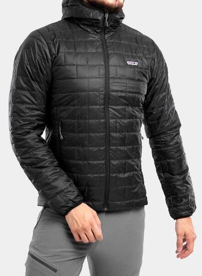Giacca imbottita Patagonia Nano Puff nera da uomo