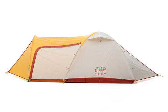Borzhava XL 3 Alu - Tente légère - 3 personnes - Jaune
