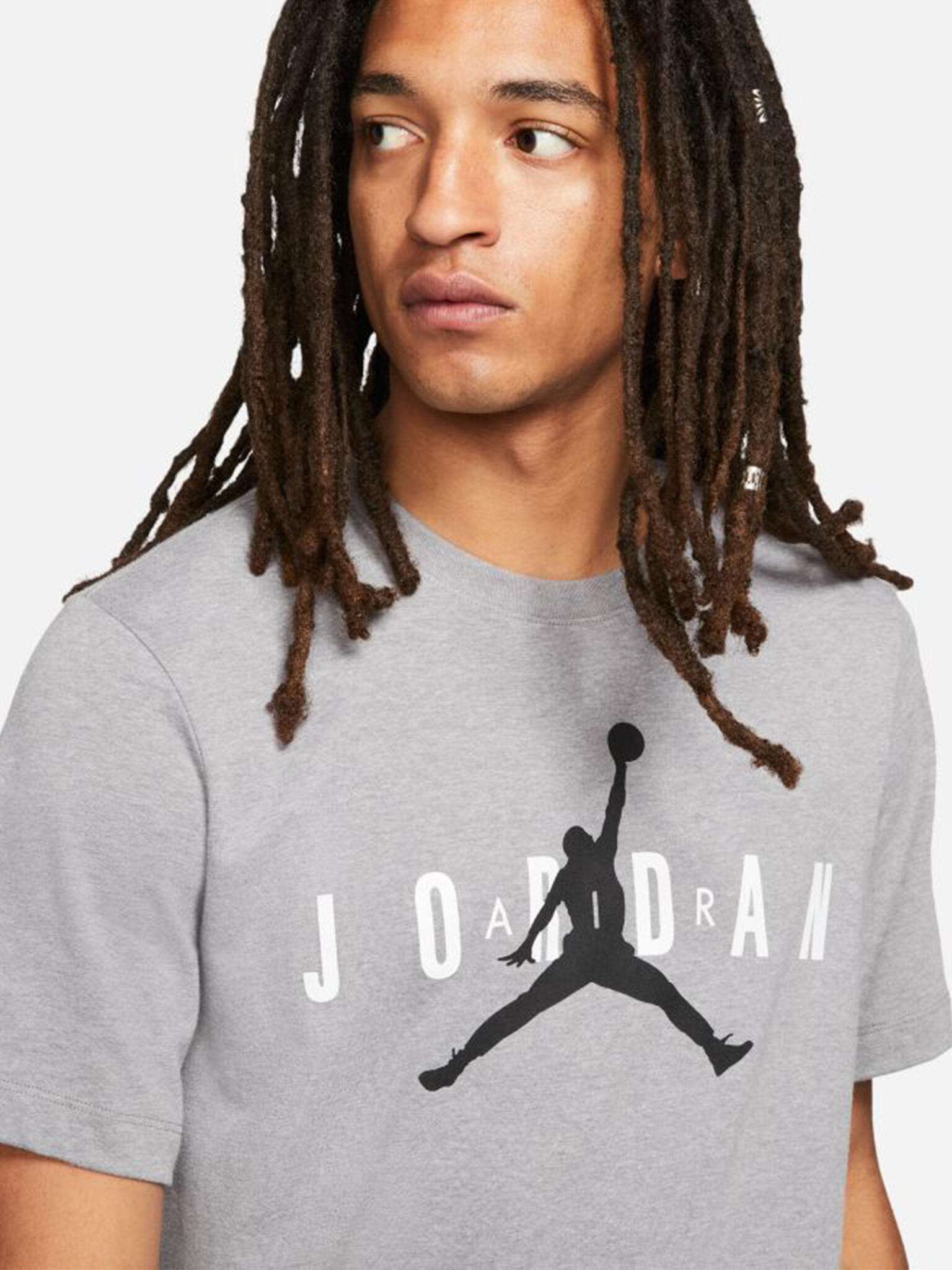 T-shirt Nike Jordan Air Wordmark, Gris, Hommes 4/4