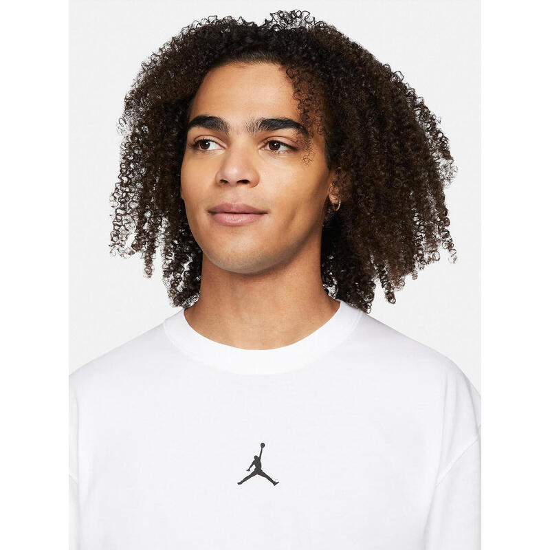 Tricou sport dh8920100 cu mânecă scurtă alb bărbătesc