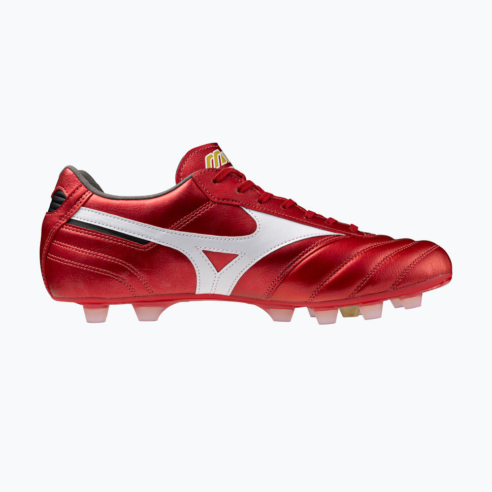 Buty piłkarskie męskie Mizuno Morelia II Pro FG morelia 40th red/white/black