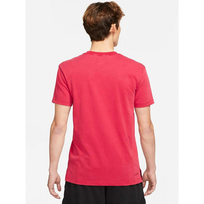 Tricou baschet da2694687 cu mânecă scurtă roșu bărbătesc