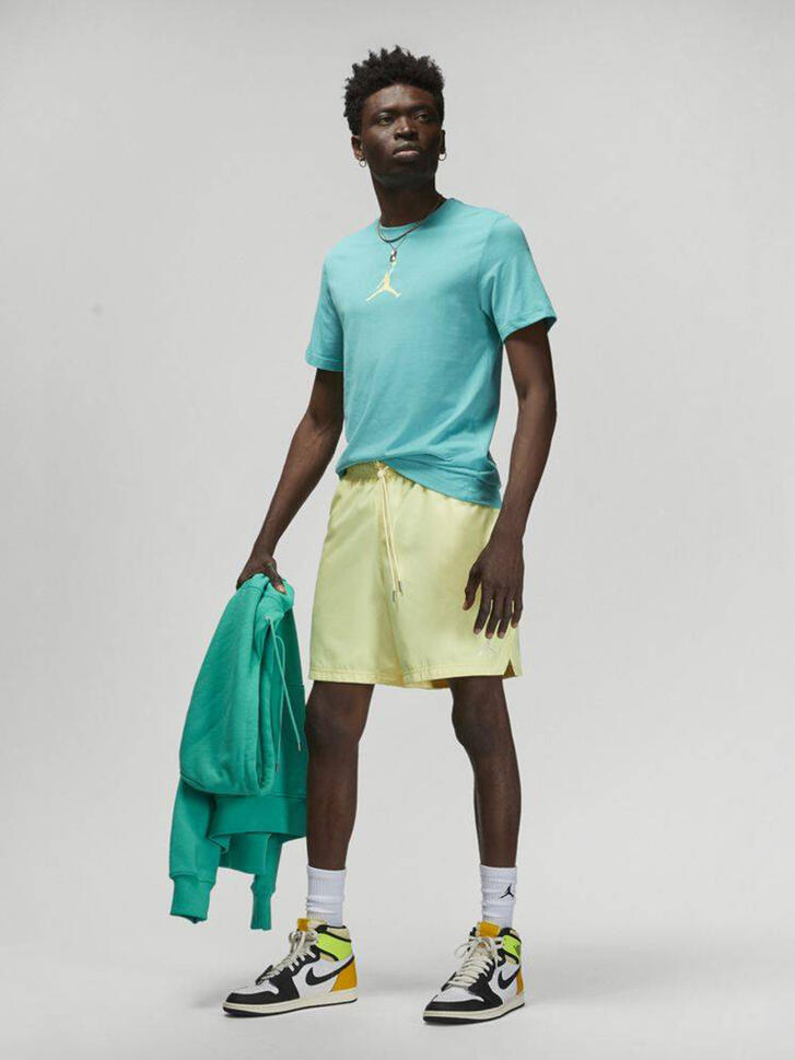 Koszulka męska nike air jordan jumpman dri-fit crew tee washed teal