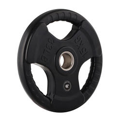 Lot 2 Disques Triple Prise 15kg 50mm Fitness Tech