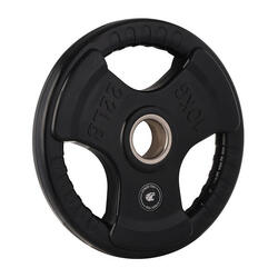 Lot 2 Disques Triple Prise 10kg 50mm Fitness Tech