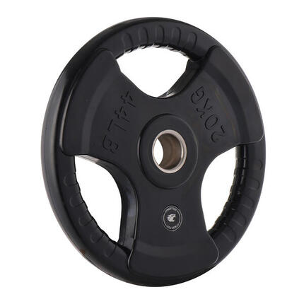 Lot 2 Disques Triple Prise 20kg 50mm Fitness Tech