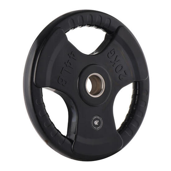 Lot 2 Disques Triple Prise 20kg 50mm Fitness Tech