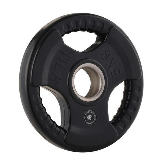 Lot 2 Disques Triple Prise 5kg 50mm Fitness Tech