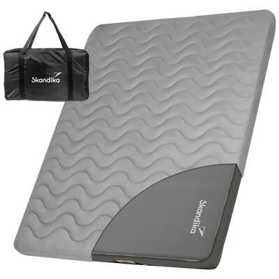 Dubbele slaapmat easy 3d premium flex bundle – inclusief usb-pomp