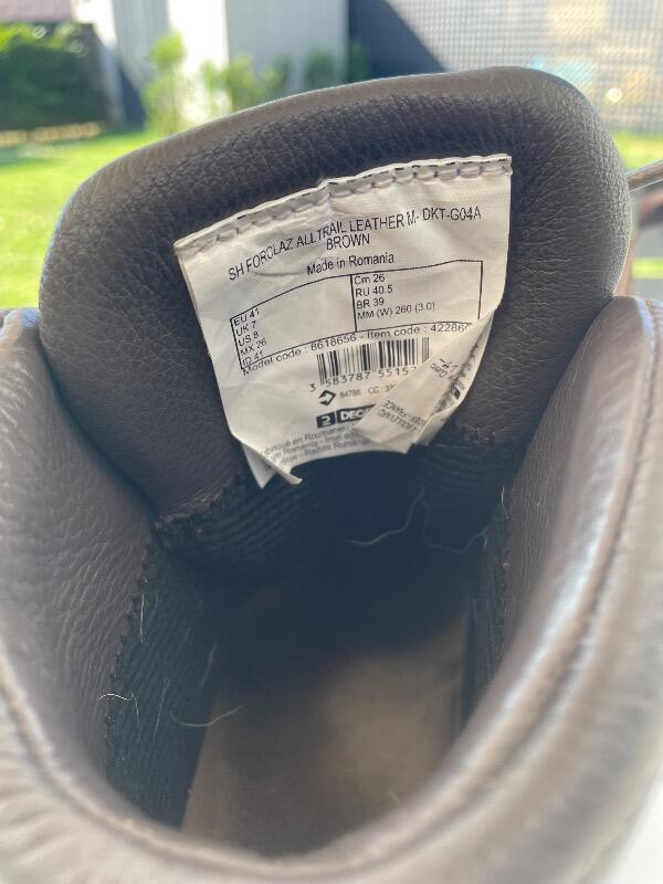 Entre Particuliers - Chaussures de randonnée en cuir Forclaz 2/2
