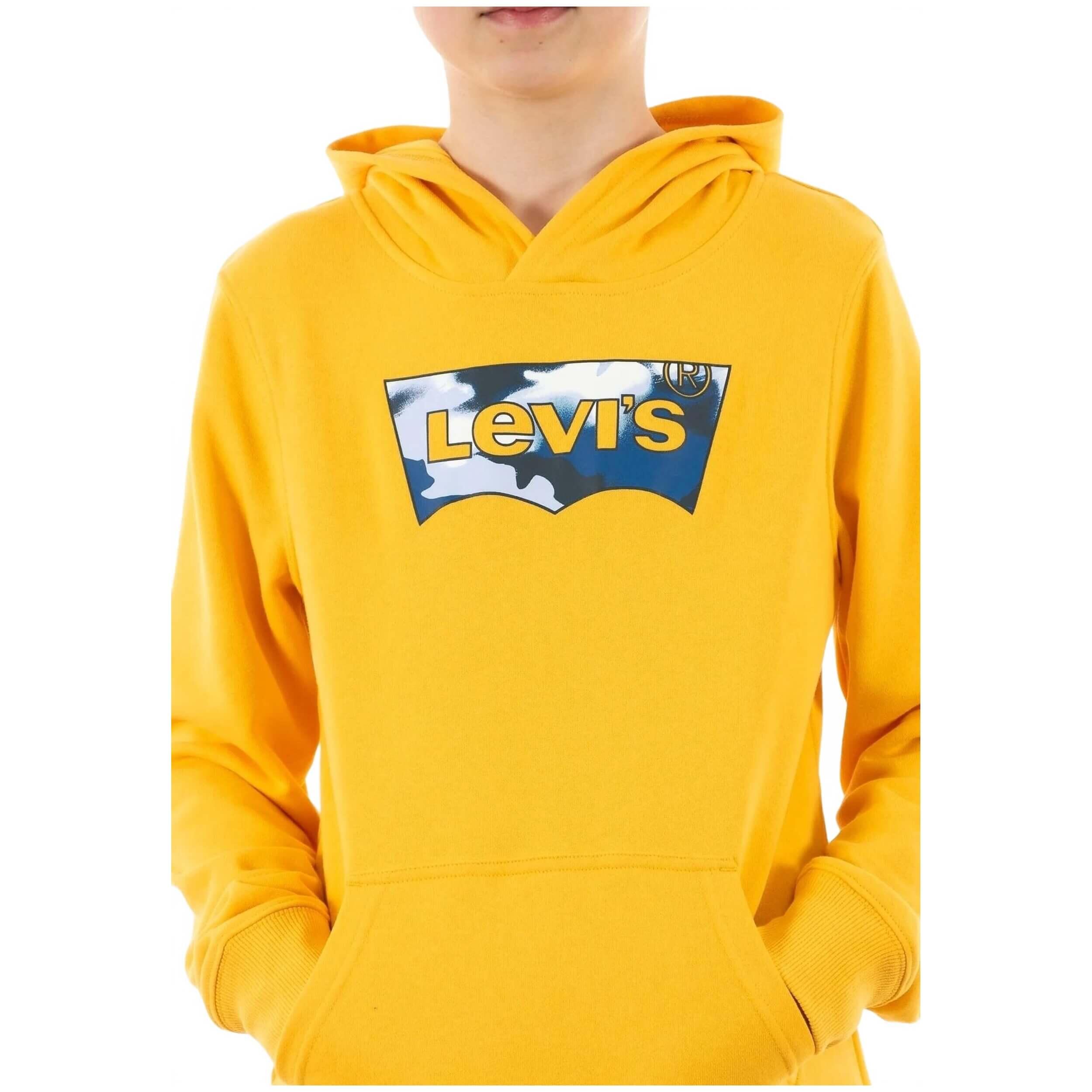 Sweat à capuche Levi's modèle LVB-POH299-N0Z pour unisexe enfants 3/3