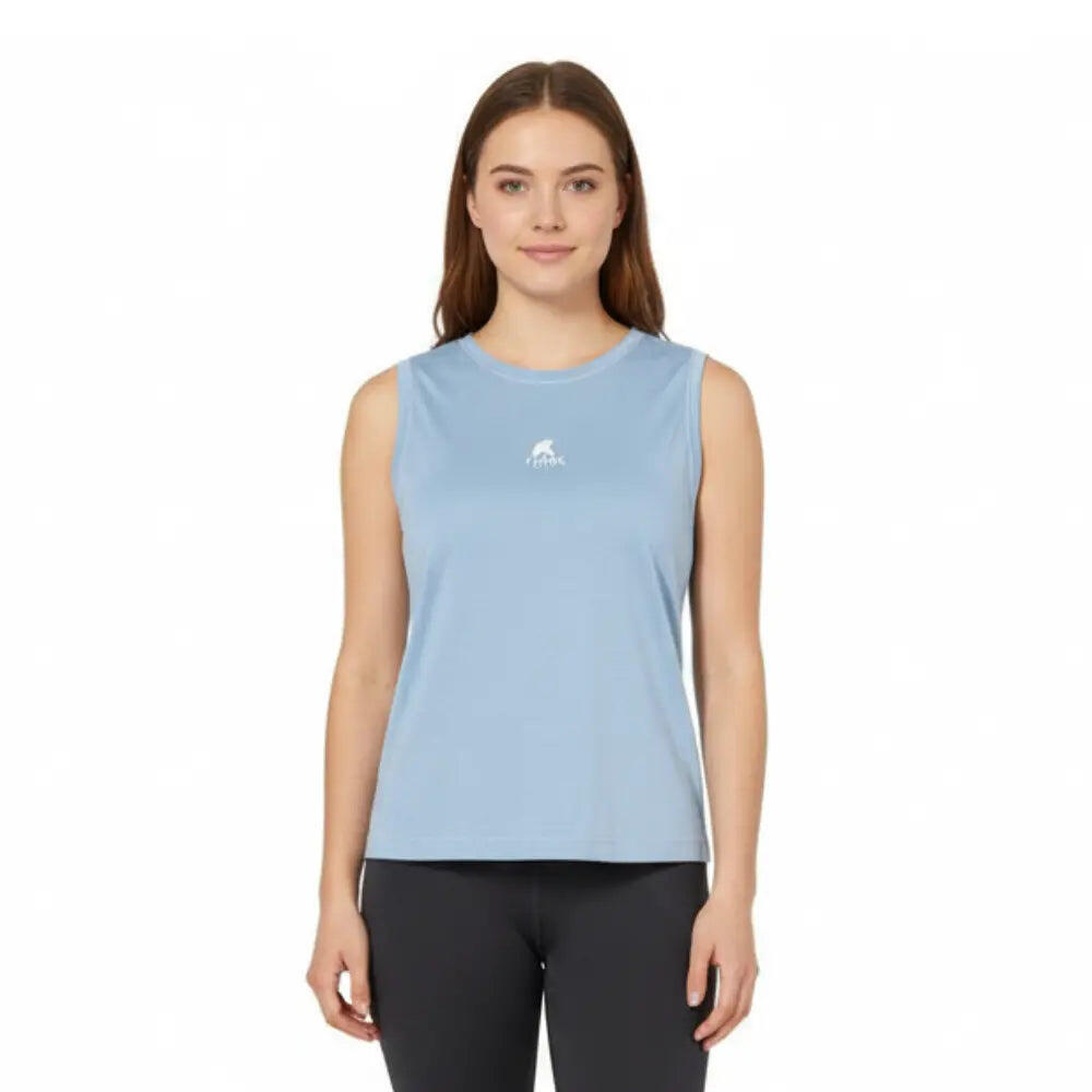 Fjork Merino - Cropped Top Merino 140 - Débardeur - Bleu - 38 S - Decathlon