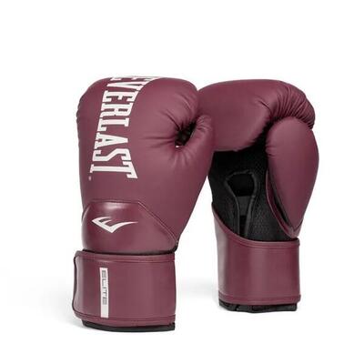 Everlast elite 2 (kick)bokshandschoenen | bordeaux | 12-oz