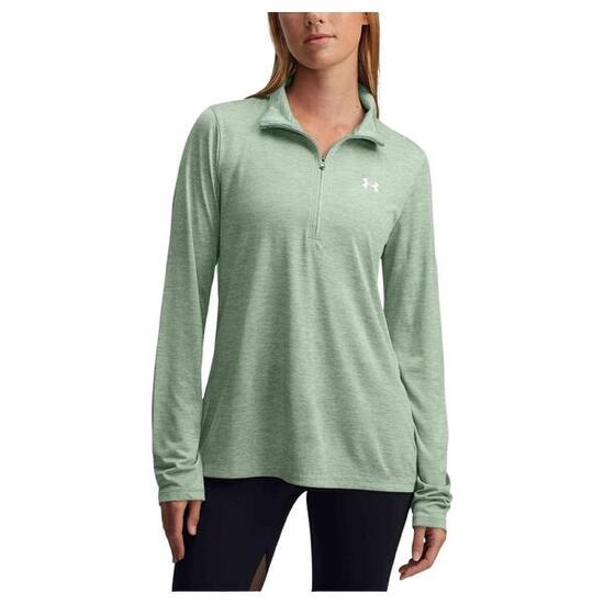 Damska koszulka UA Tech™ Twist ½ Zip 1384225-348 XL