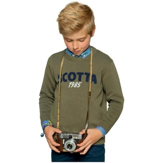 Felpa Scotta modello W23550255 per ragazzi