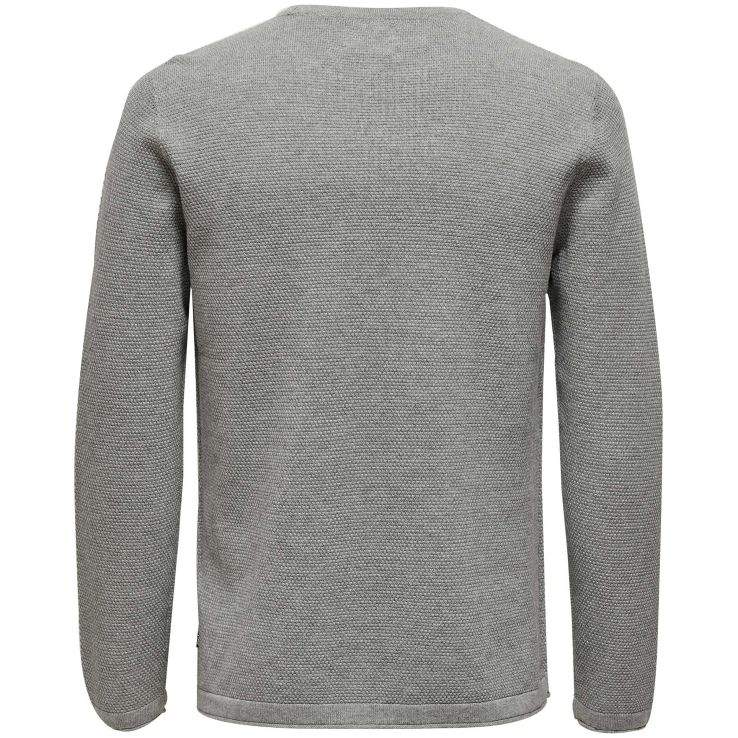 Sweat Only & sons modèle 22016980-GREY pour homme 2/4