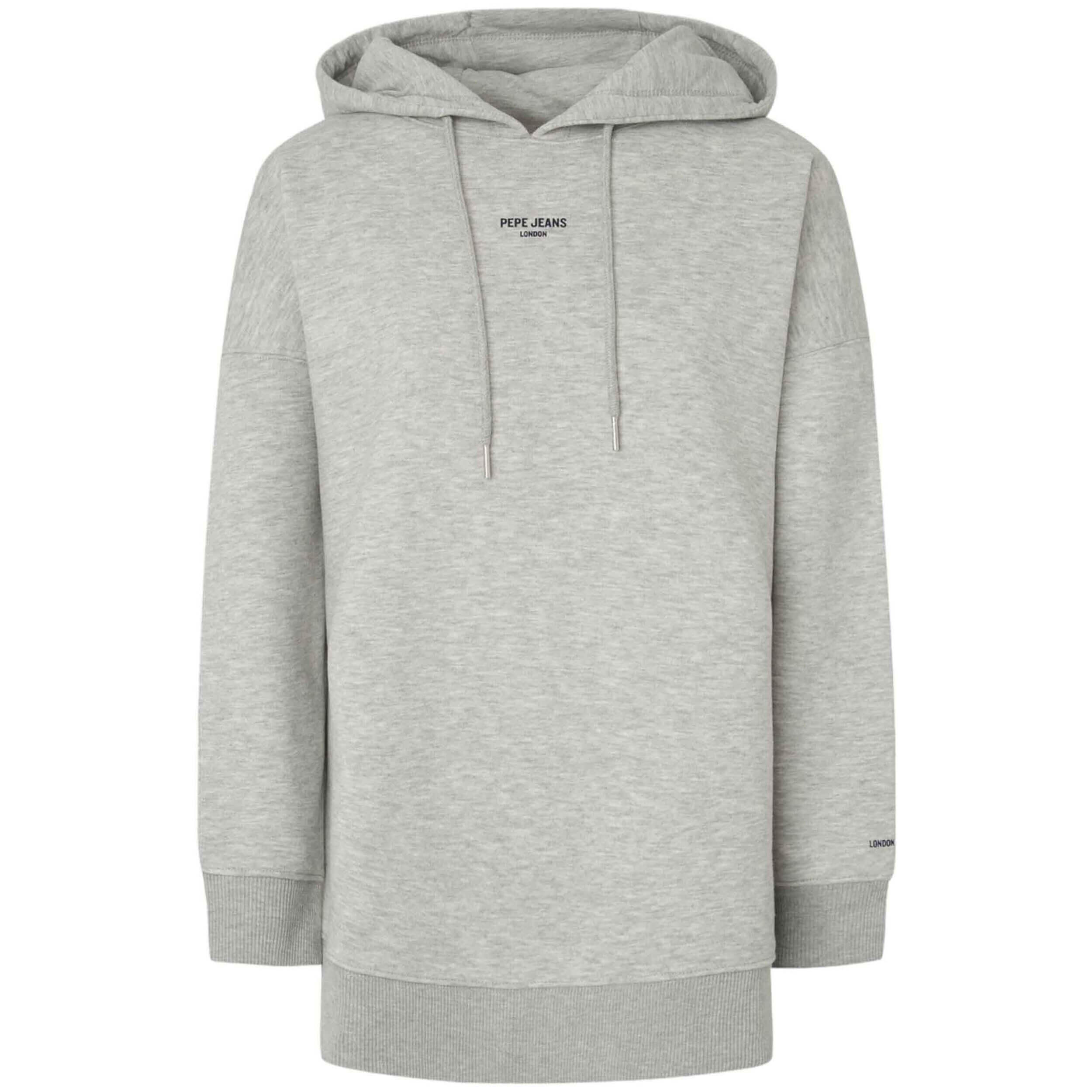Pepe Jeans - Sweat À Capuche Pepe Jeans Modèle Pl581455-933 Pour Femmes - Sweat-shirt - Gris - Decathlon
