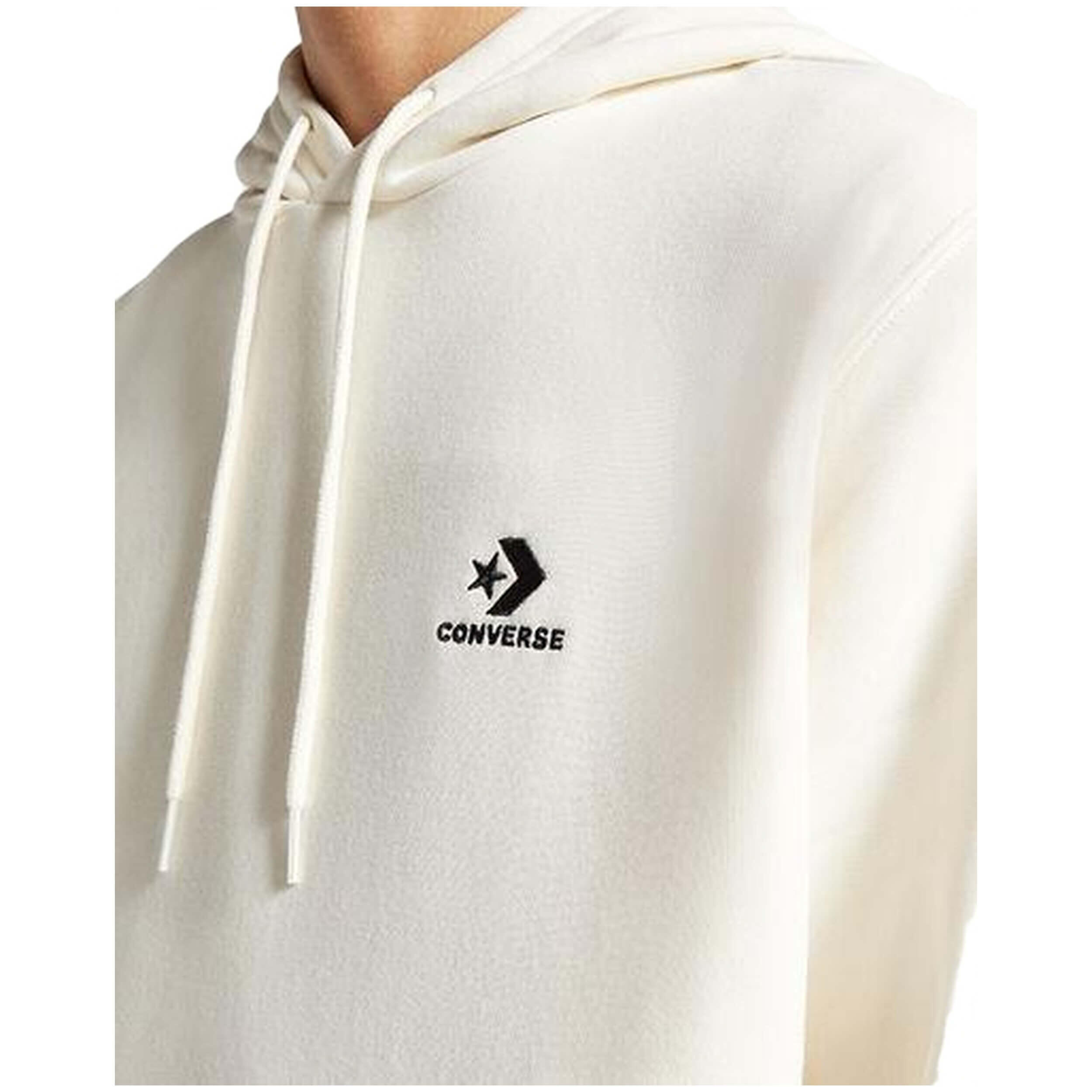 Sweat à capuche Converse modèle 10024509-A17 pour unisexe 3/5