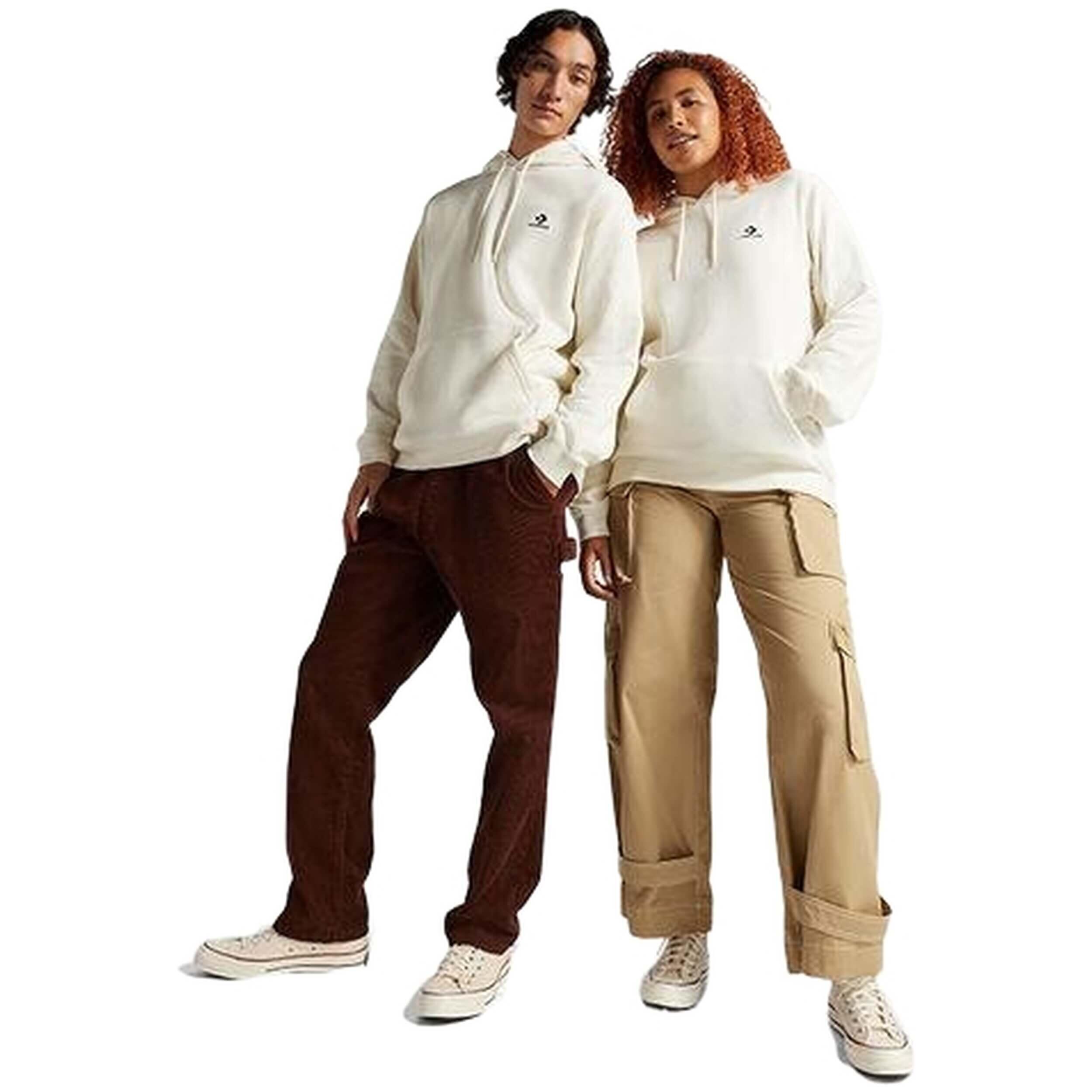 Sweat à capuche Converse modèle 10024509-A17 pour unisexe 5/5