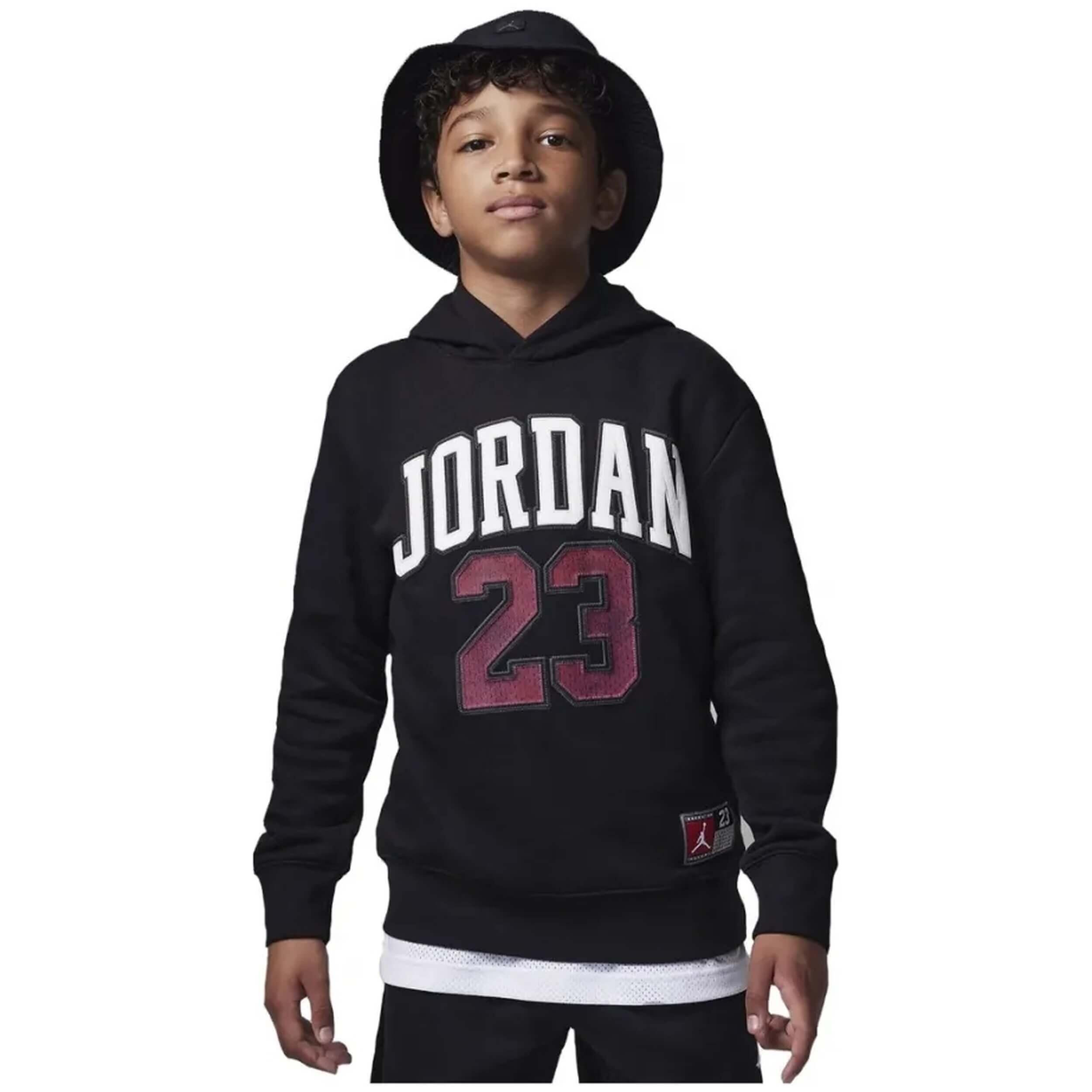 Sweatshirts en molleton pour enfant Jordan Haddad HBR Fleece Noir 3/5