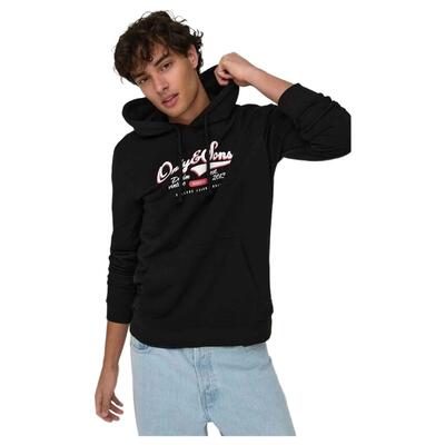Hoodie only & sons model 22028594-black voor mannen