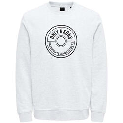 Sweat Only & sons modèle 22025312-WHITE pour homme