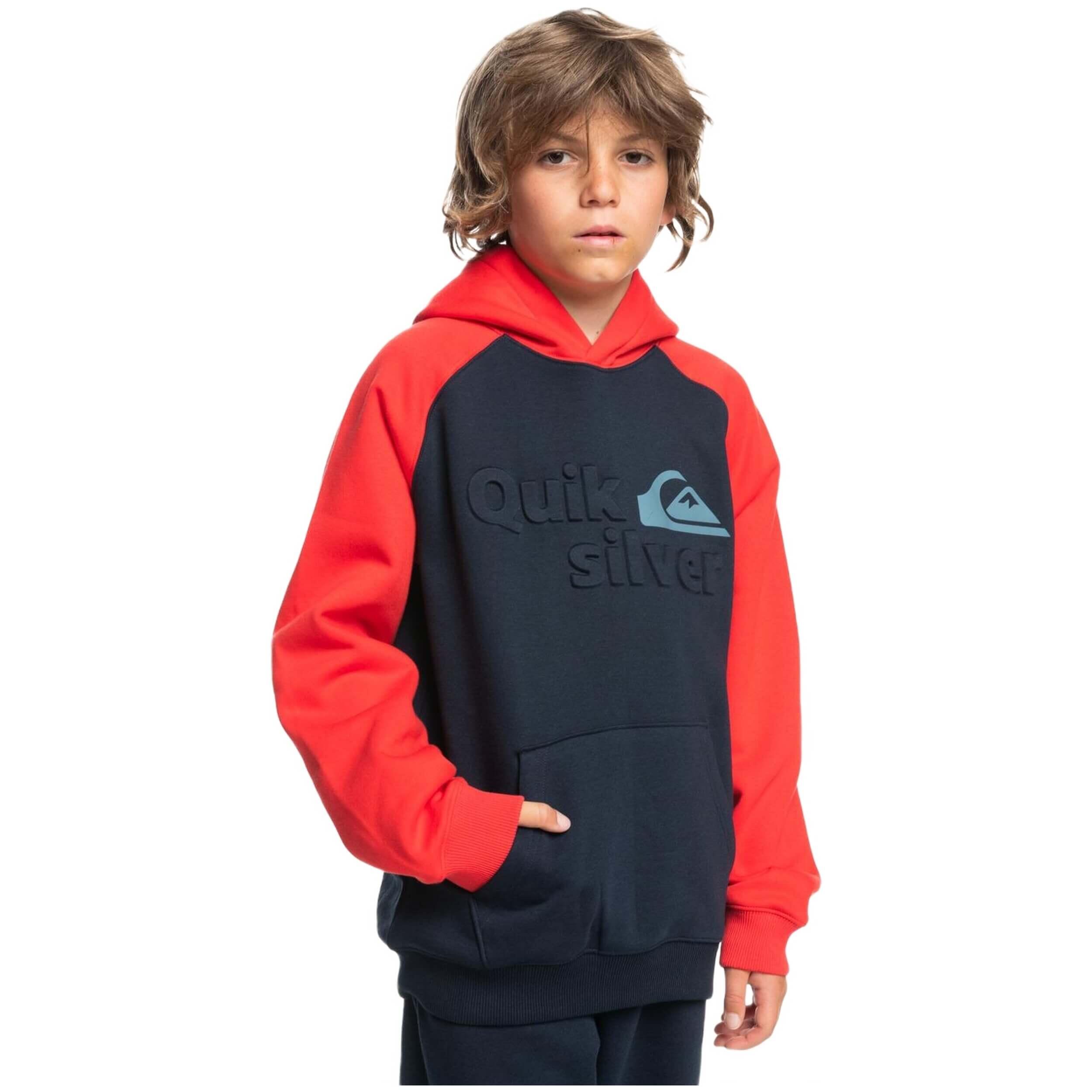 Sweat à capuche Quiksilver modèle EQBFT03887-KTP0 pour enfants 3/5