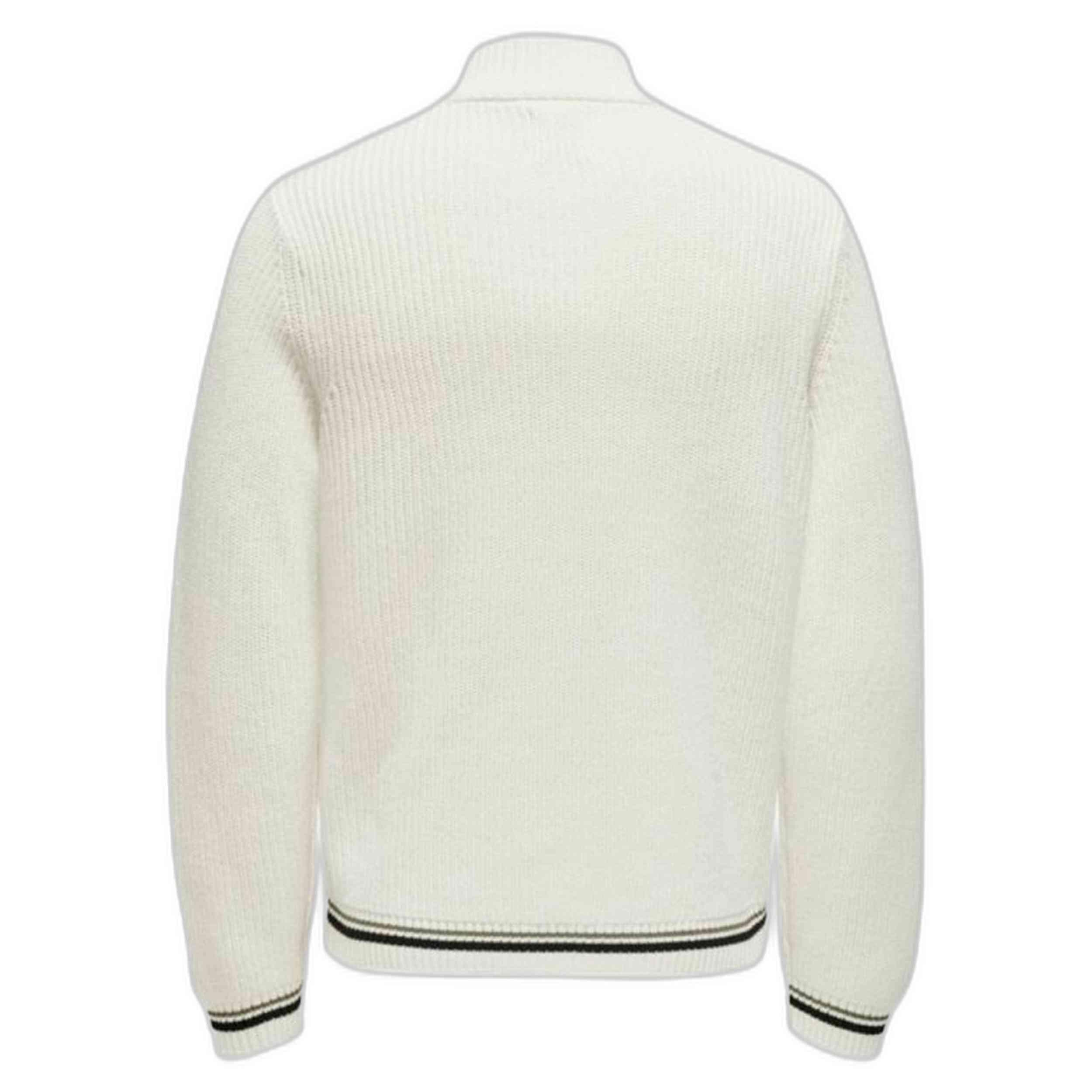 Sweat Only & sons modèle 22031007-CLOUDDANCERHALFZIP pour homme 3/4