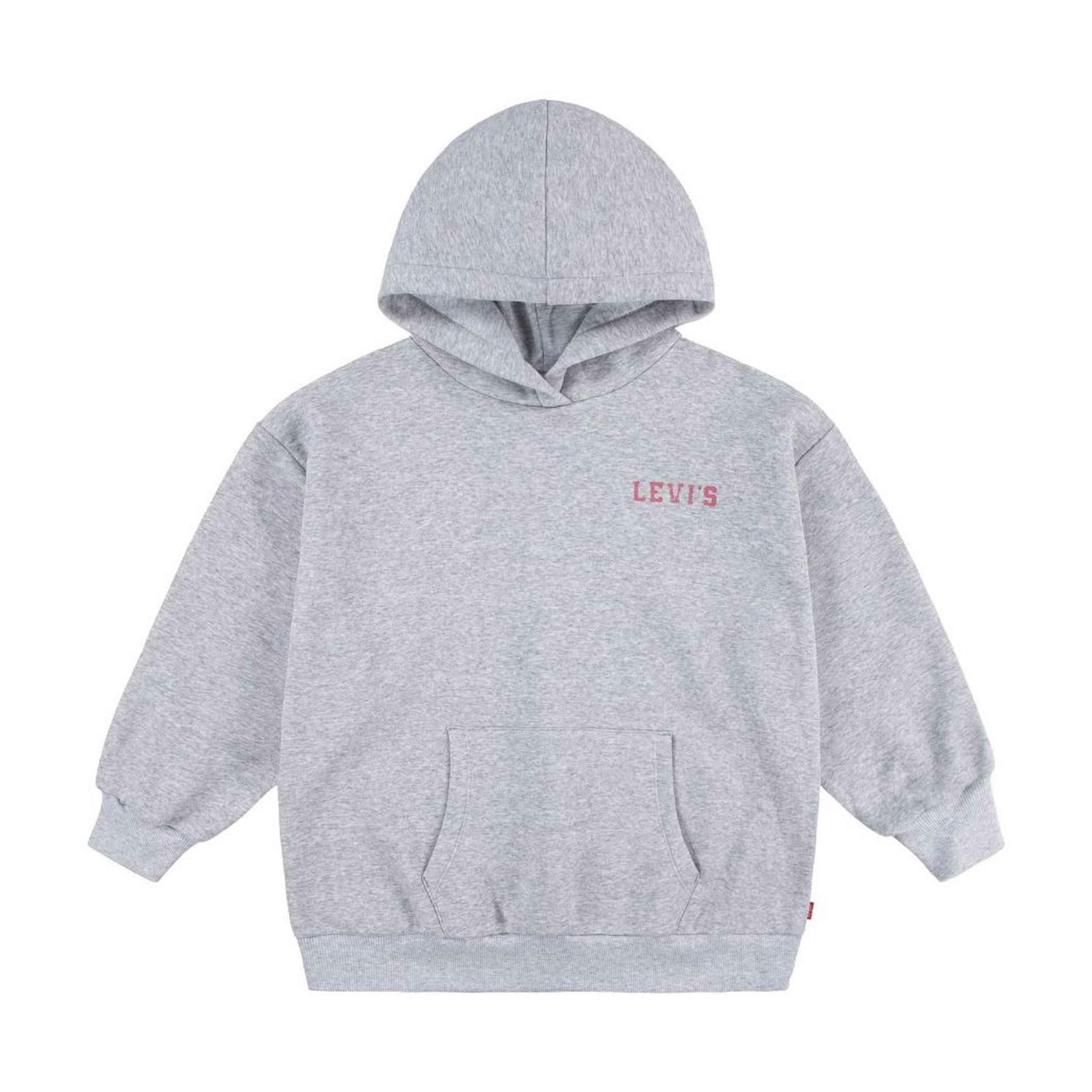Levi's - Sweat À Capuche Levi's Modèle 4el076-g2h Pour Filles - Sweat-shirt - Gris - Decathlon