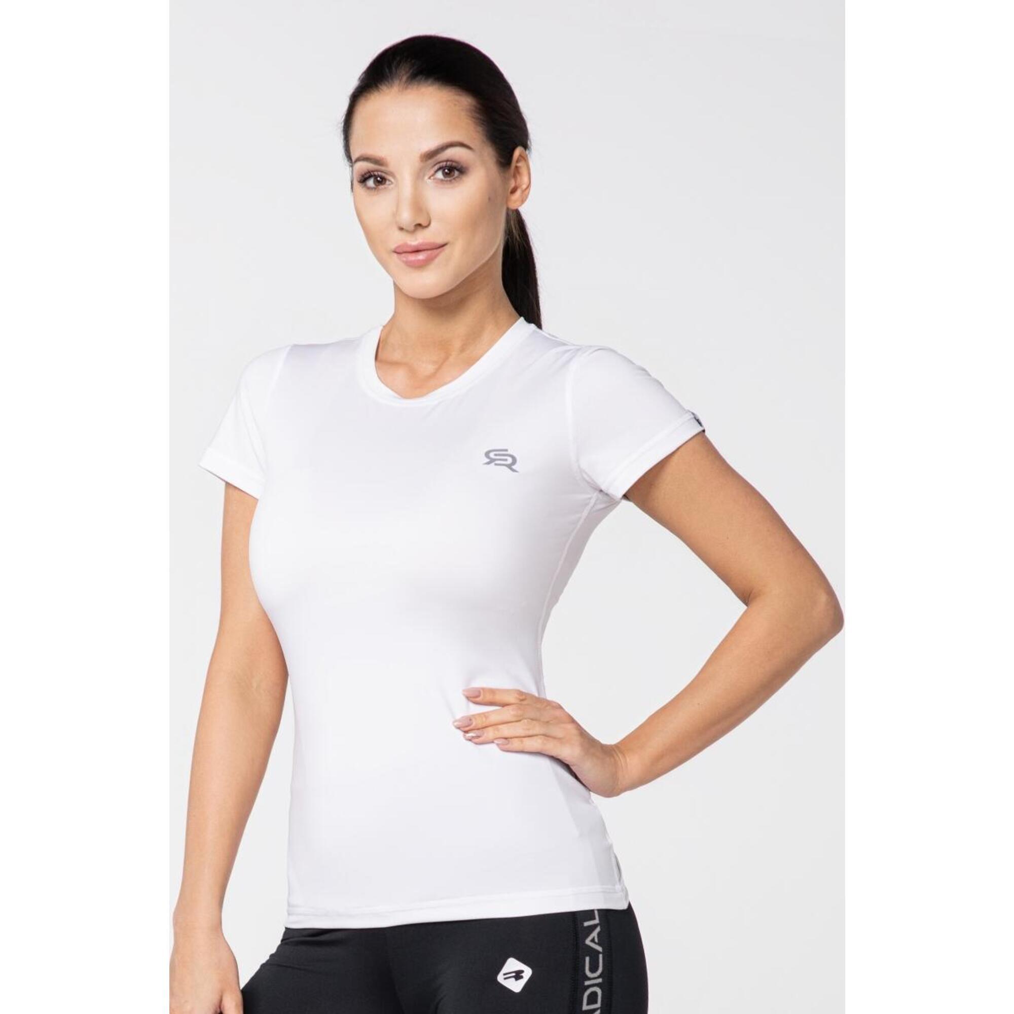 Rough Radical - T-shirt D'Entraînement Sportif Pour Femmes Rough Radical Capri - Chemise Manches Courtes - Blanc - S - Decathlon