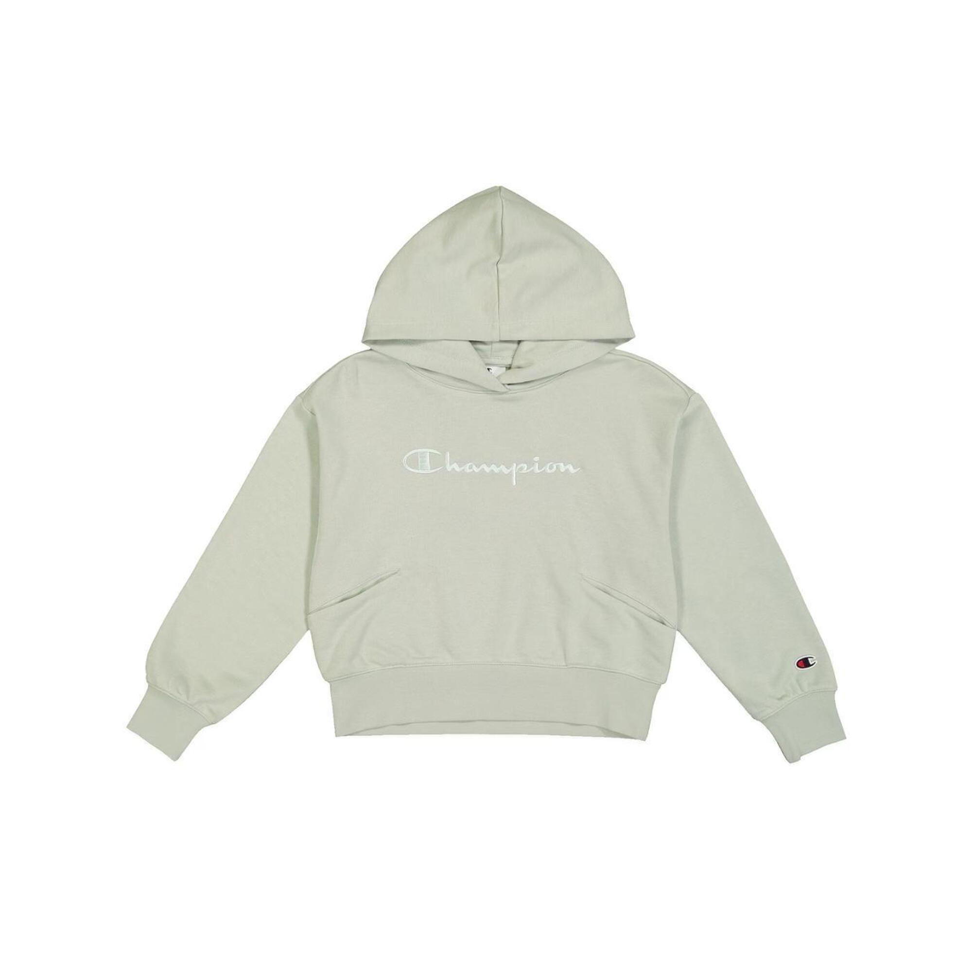 Champion - Maillot Et Sweat À Capuche Pour Fille Champion Hooded Vert - Pull - Vert - Decathlon