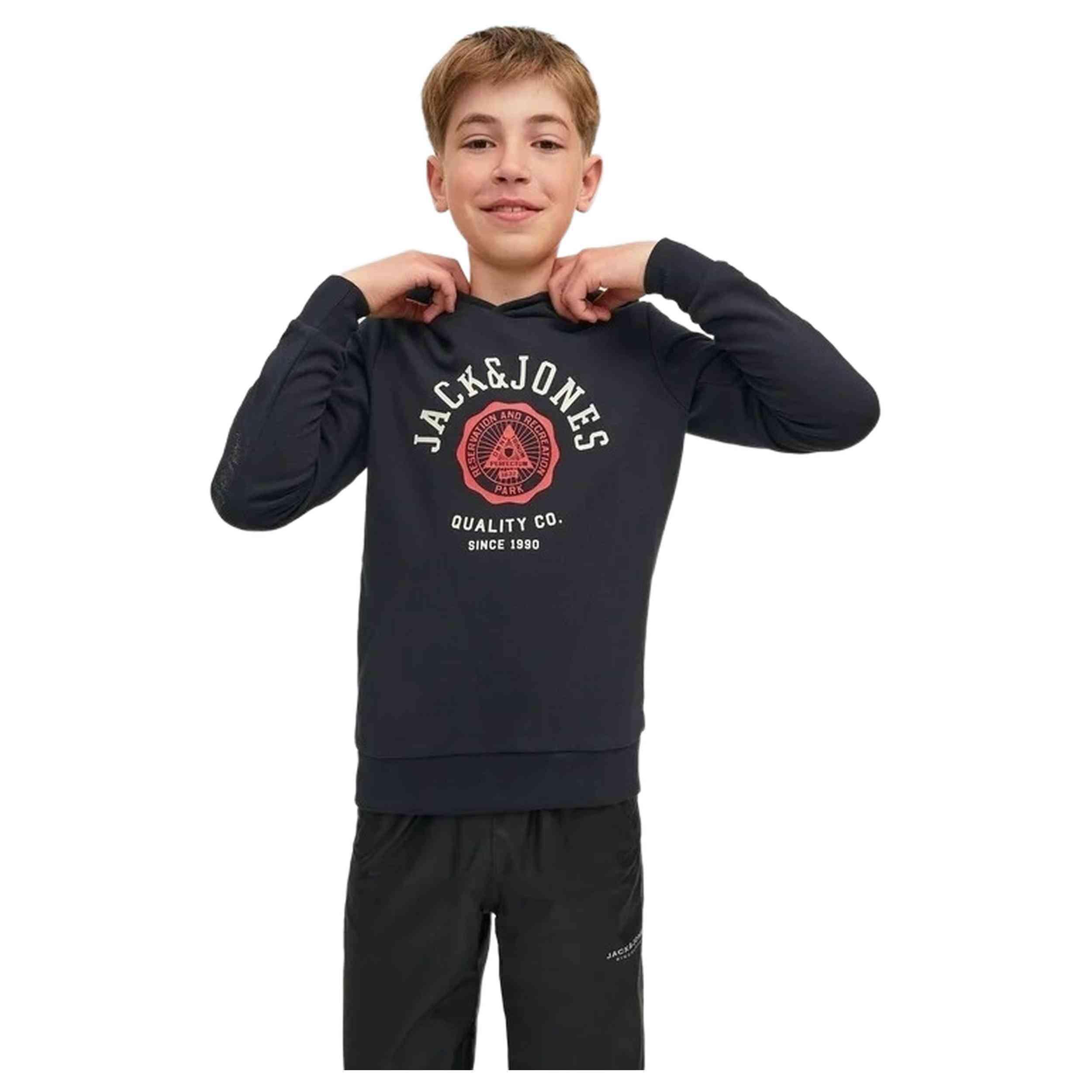 Sudadera con capucha Jack&jones modelo 12212287-BLACK para niños 3/5