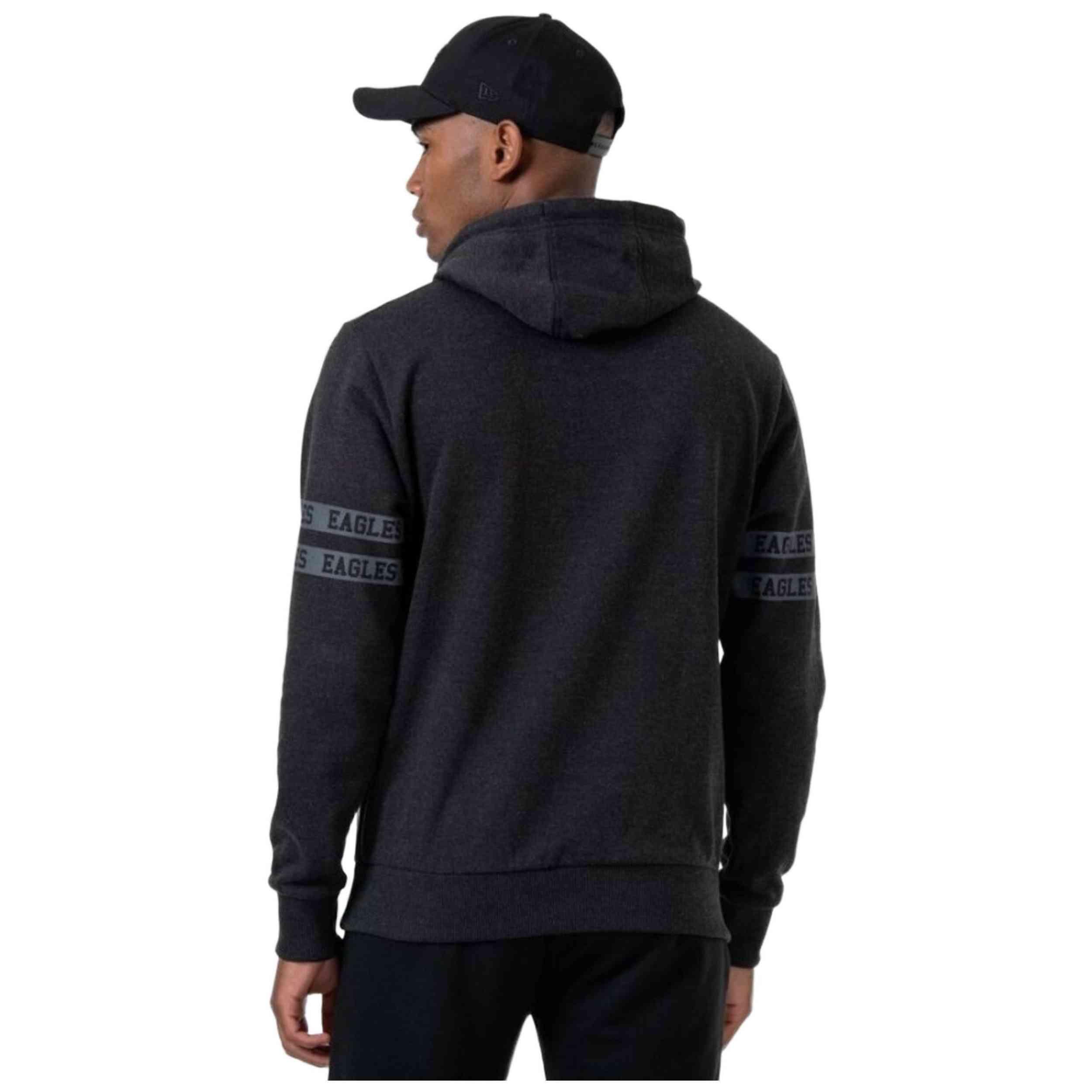 Felpa con cappuccio New era modello 12033342 per uomini 3/3