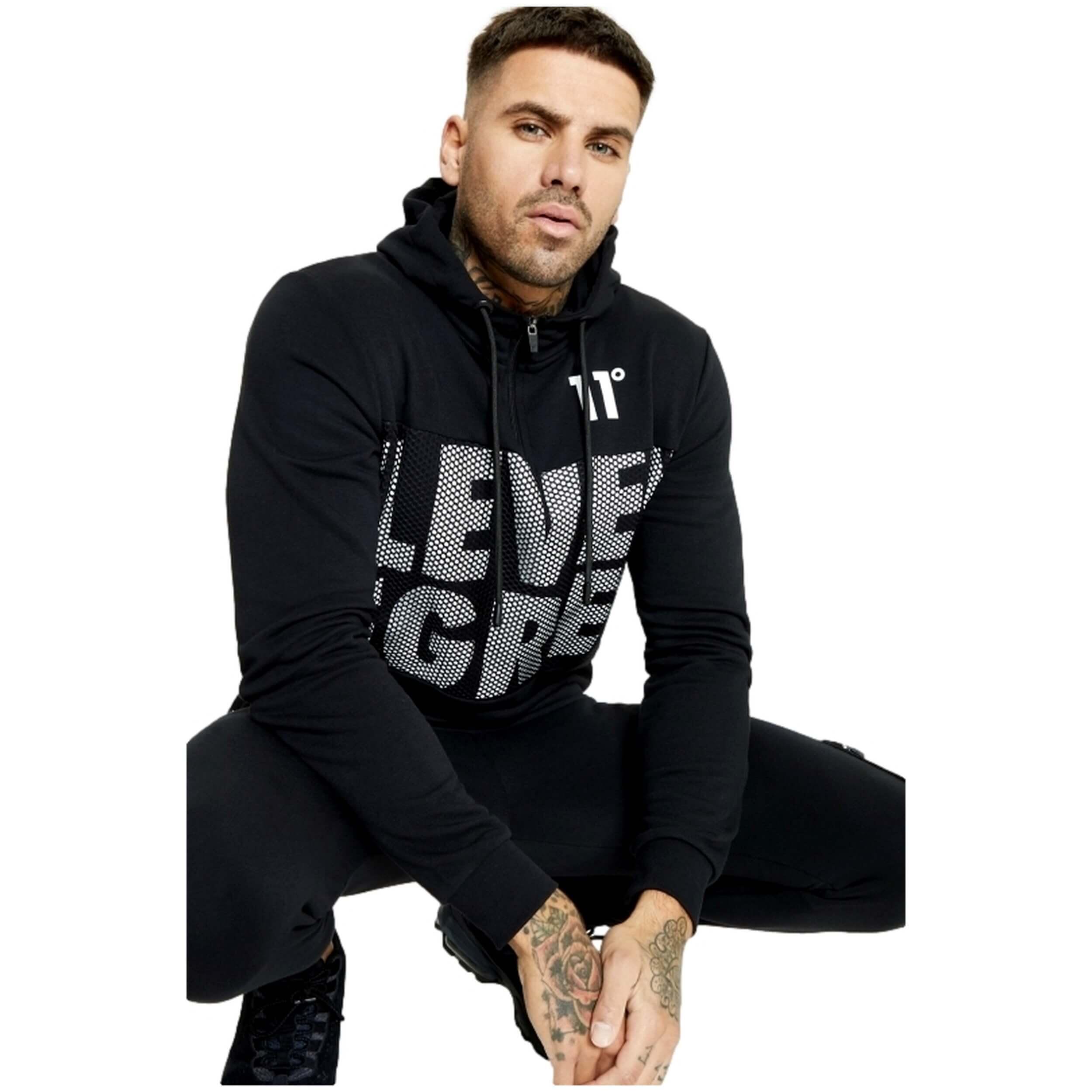 Sweat à capuche 11 degrees modèle 11D831-001 pour homme 3/3