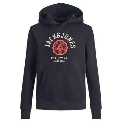 Felpa con cappuccio Jack&jones modello 12212287-BLACK per ragazzi