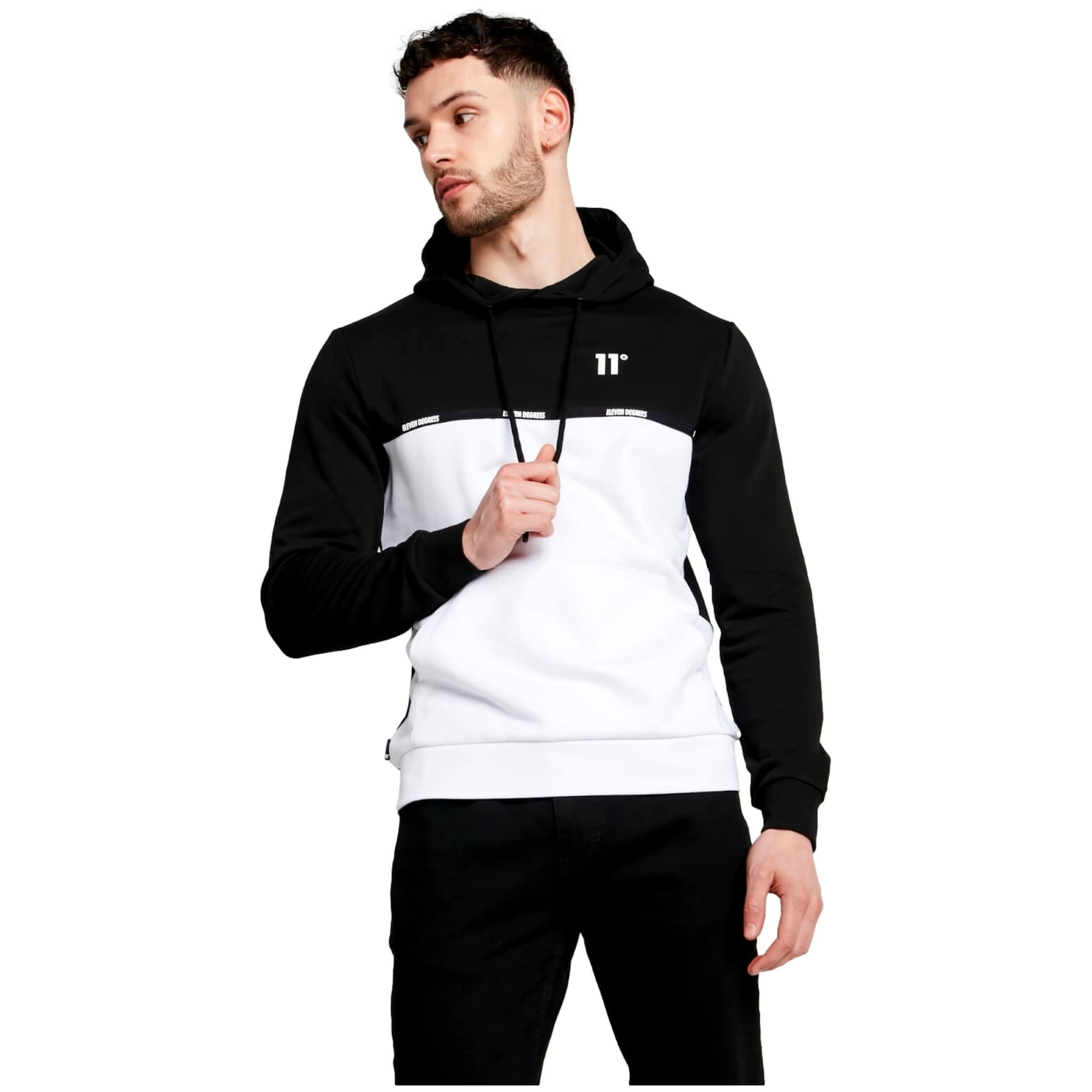 Sudadera con capucha 11 degrees modelo 11D3091-047 para hombre 3/4