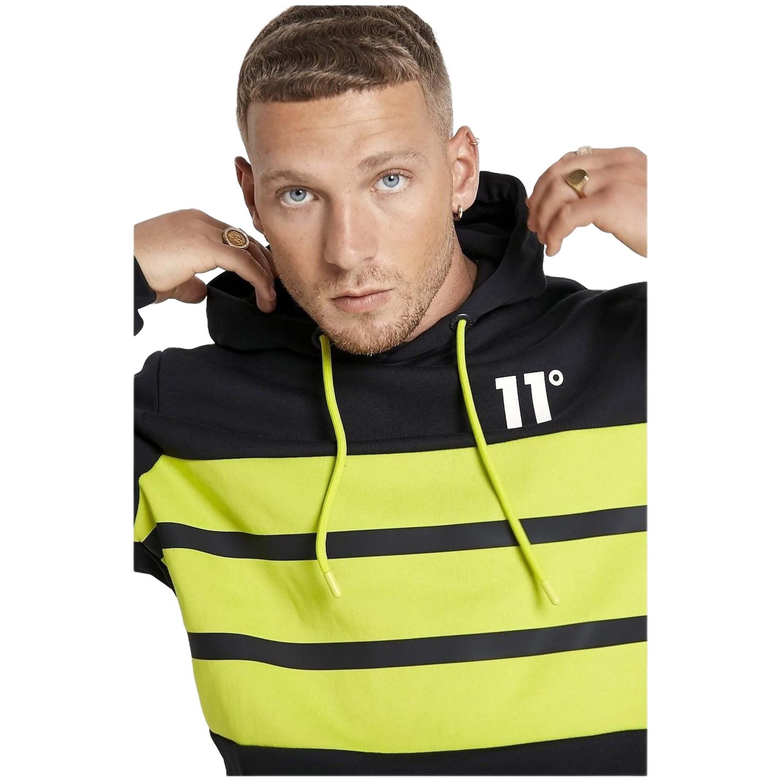 Sweat à capuche 11 degrees modèle 11D829-643 pour homme 2/5