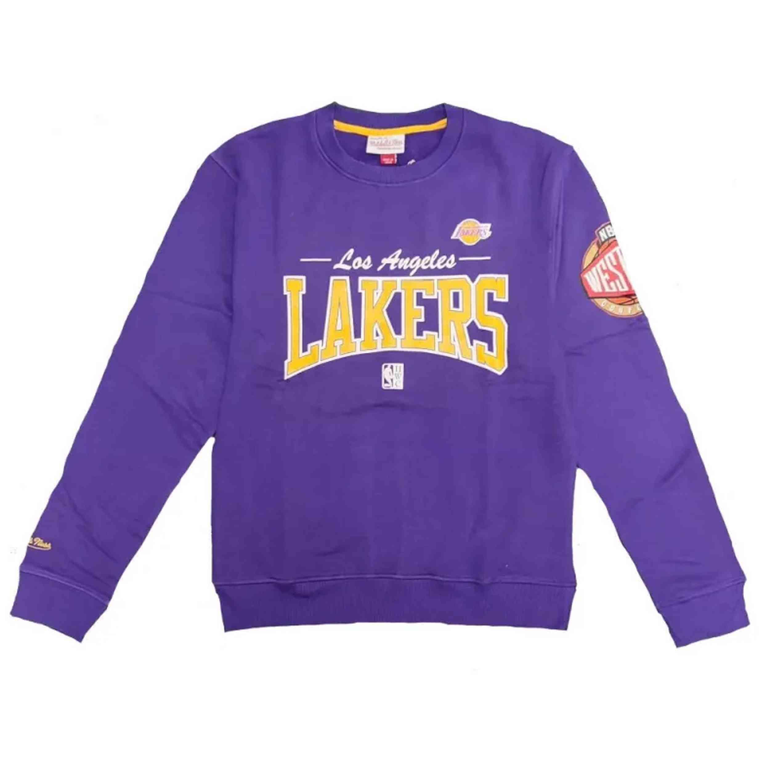 Felpa Mitchell & ness modello BMFCINTL1545-LALPURP per uomini 3/5