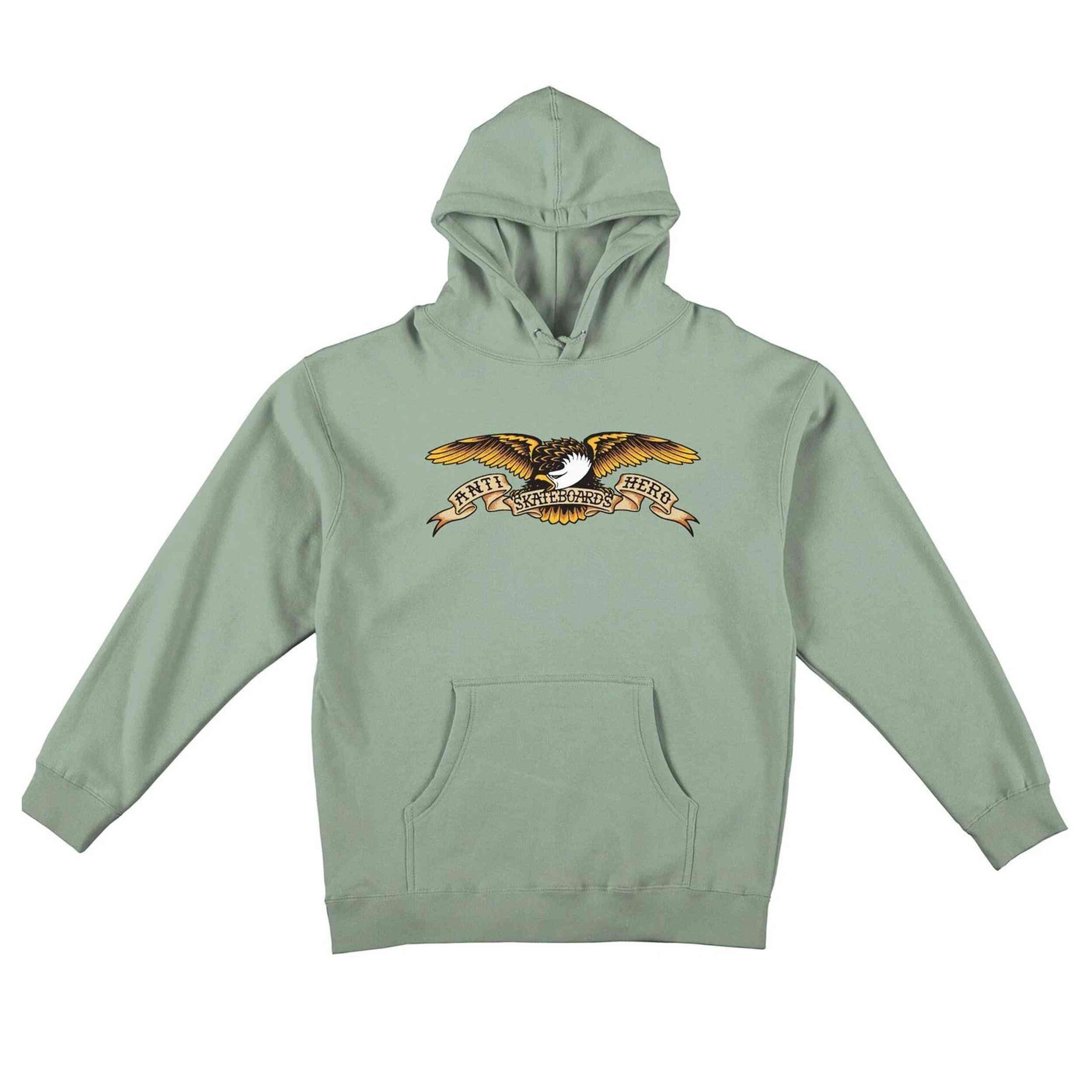 Sweat à capuche Antihero modèle AH-EAGLE-HOODIE-SG pour unisexe 1/2