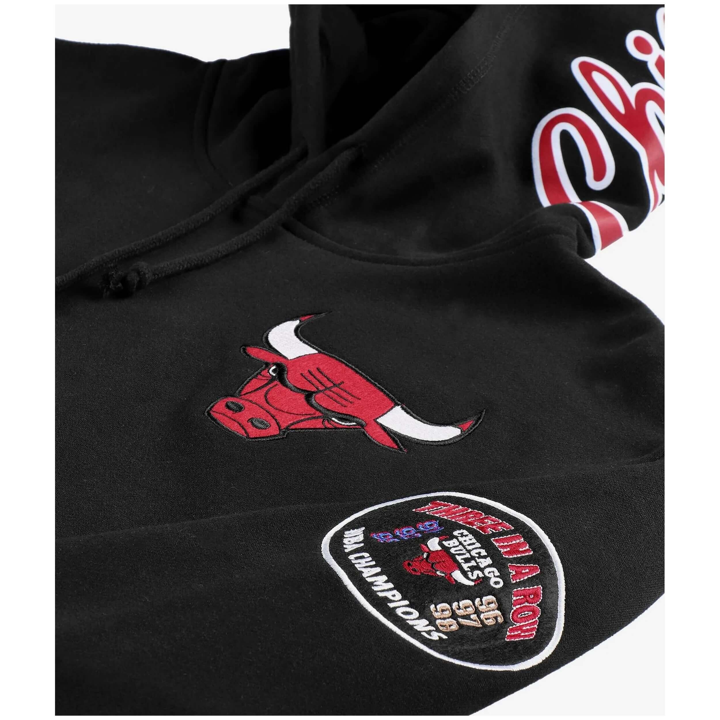 Sudadera con capucha Mitchell & ness modelo FPHD4987-CBUYYPPPBLCK para hombre 3/5