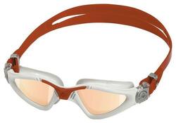 Lunettes de bain Aquasphere Kayenne Gris/Rouge - Verres Miroir Argent