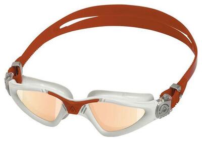 Aquasphere Kayenne Schwimmbrille Rot/Grau - Silber verspiegelt