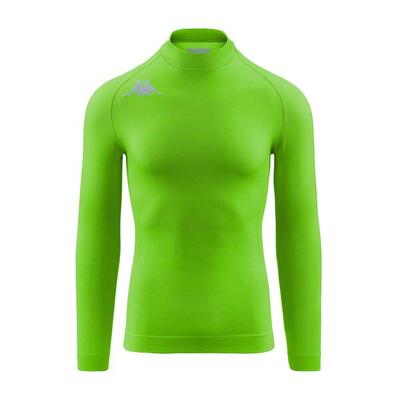 T-shirt da uomo donna in poliammide verde da calcio